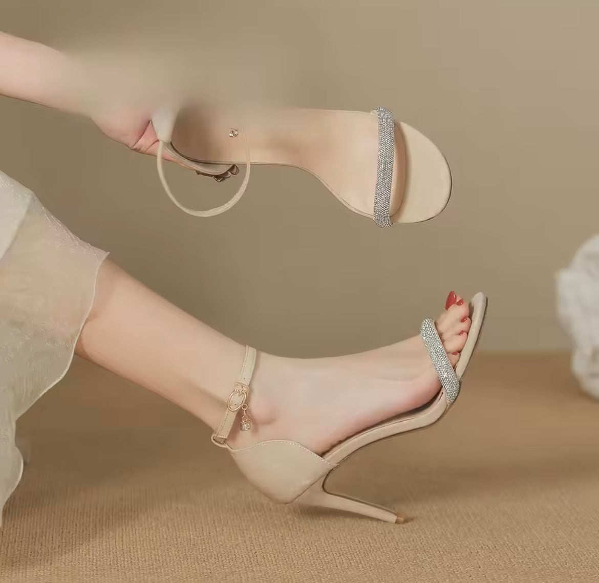 Helen Crystal Heels