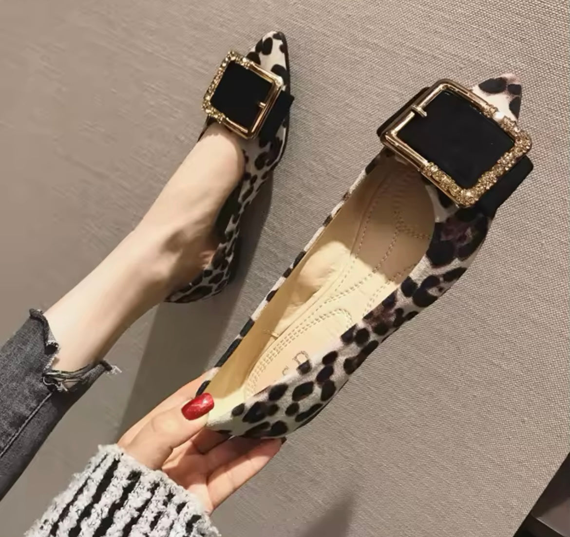 Lyla Leopard Flats