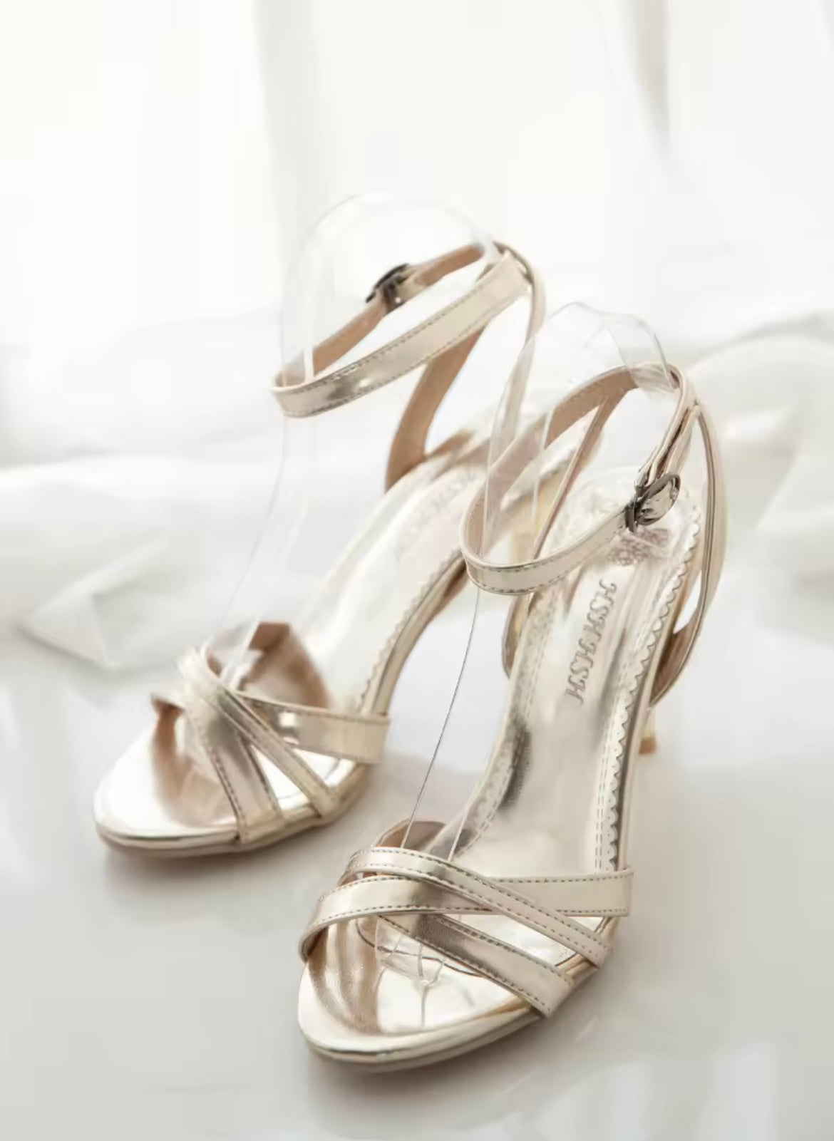 Natalie Gold Heels