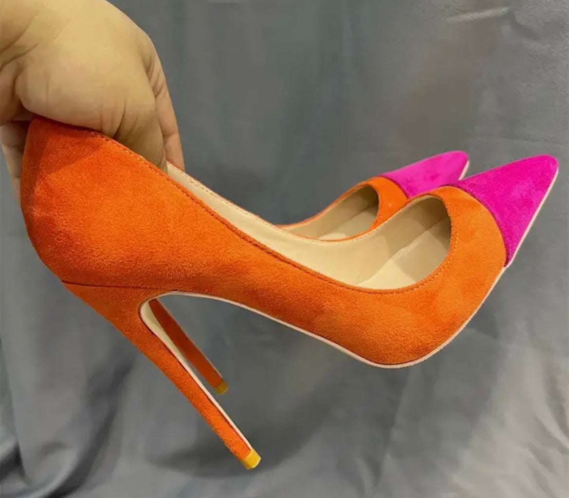Sophia Colourblock Heels