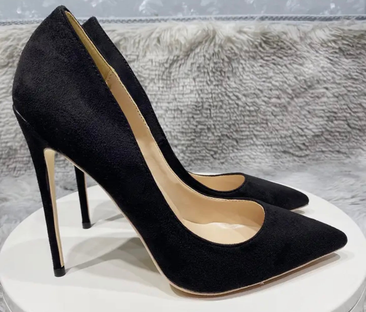 Samantha Velvet Heels - Pink - Size 2 - 12cm IN STOCK