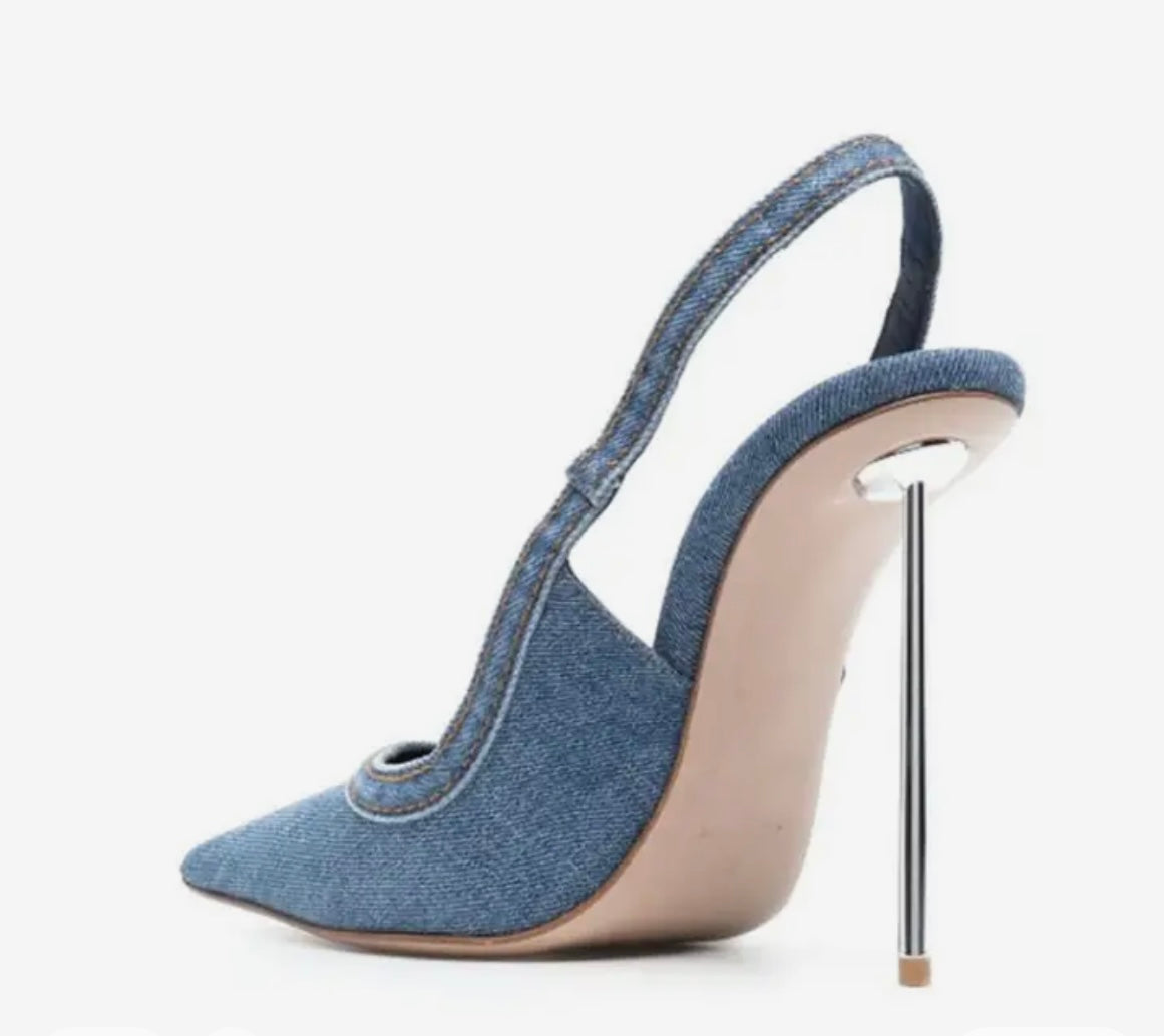 Arella Denim Heel