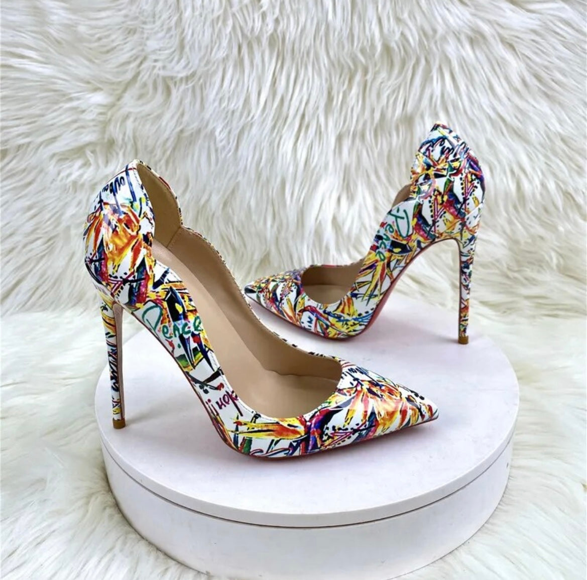 Molly Multi-Coloured Heels