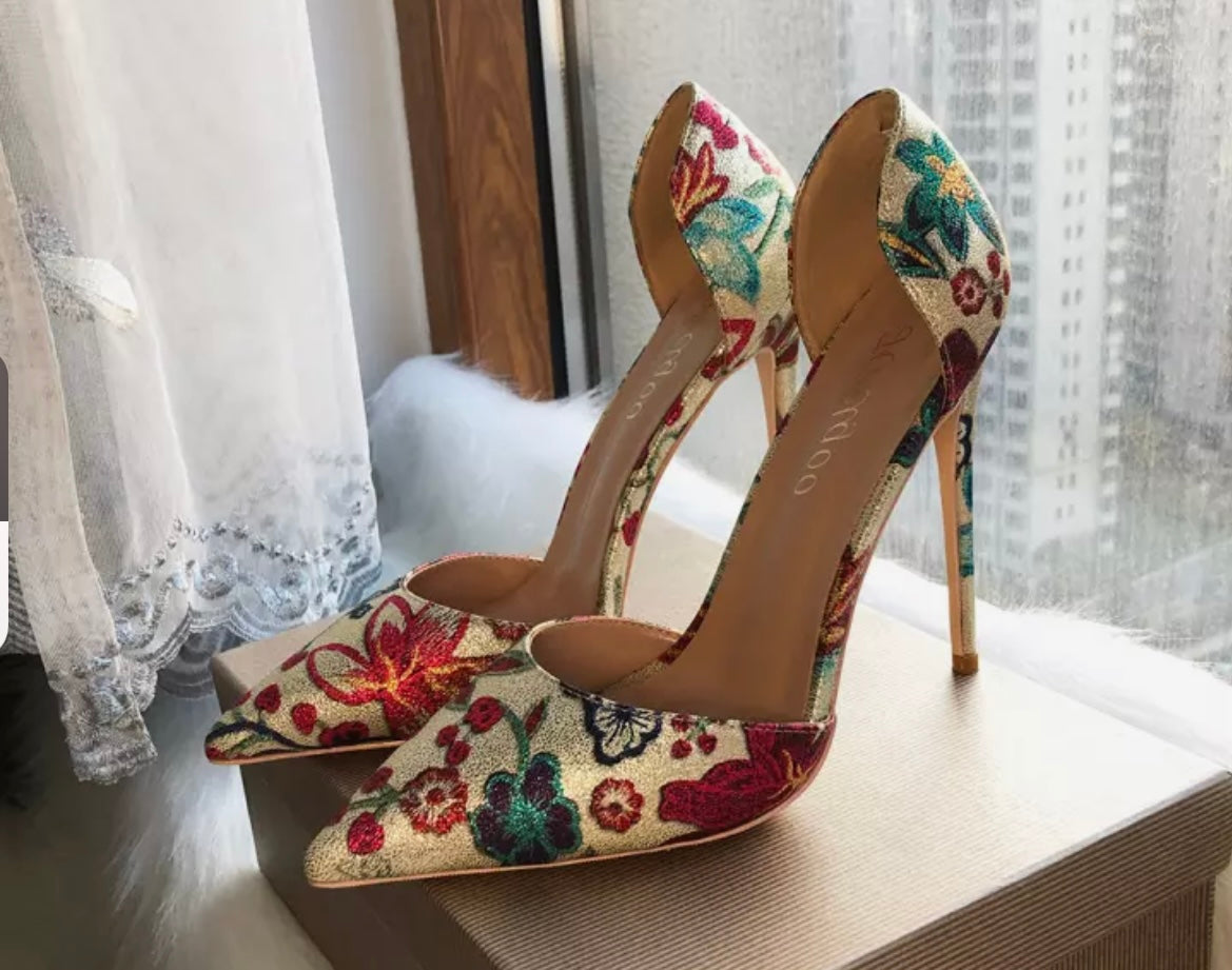 Millie Floral Heels