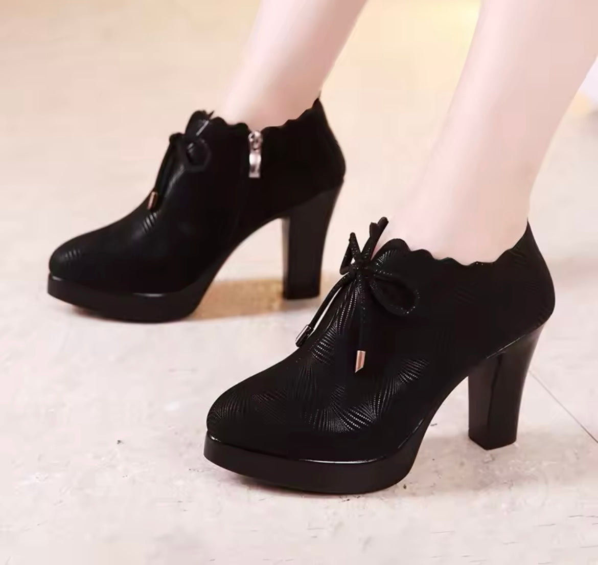 Rhea Bow Shoe Boots