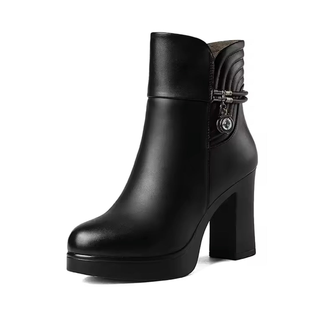 Kerry Block Ankle Boots