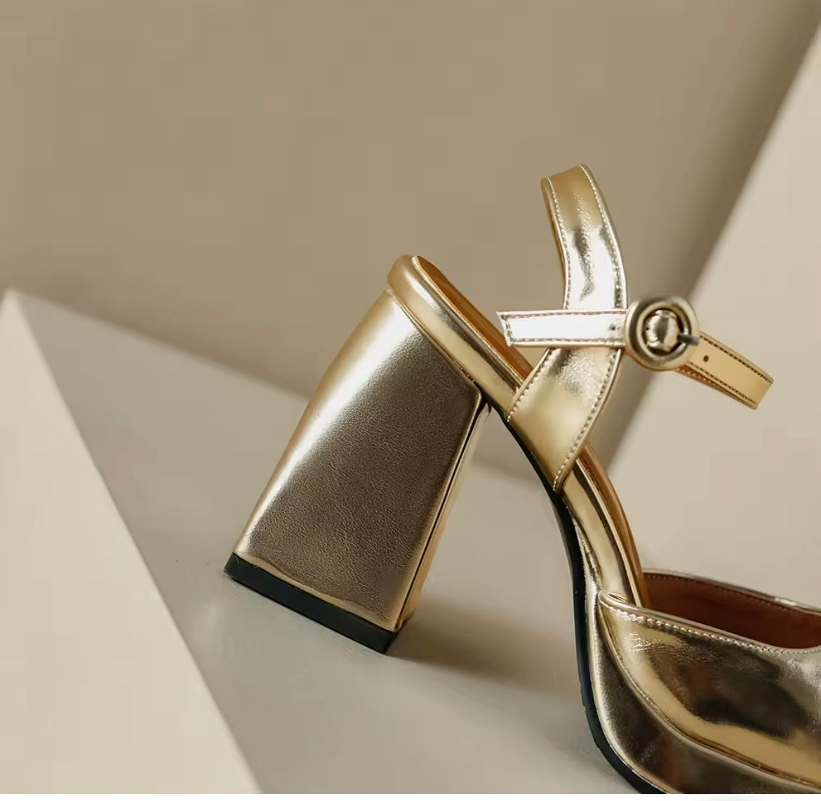Dani Metallic Heels