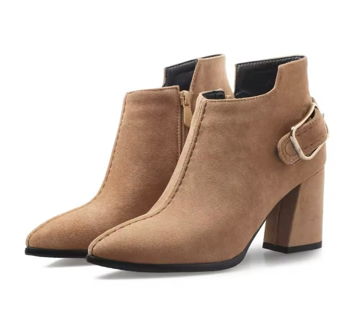 Lara Buckle Ankle Boots