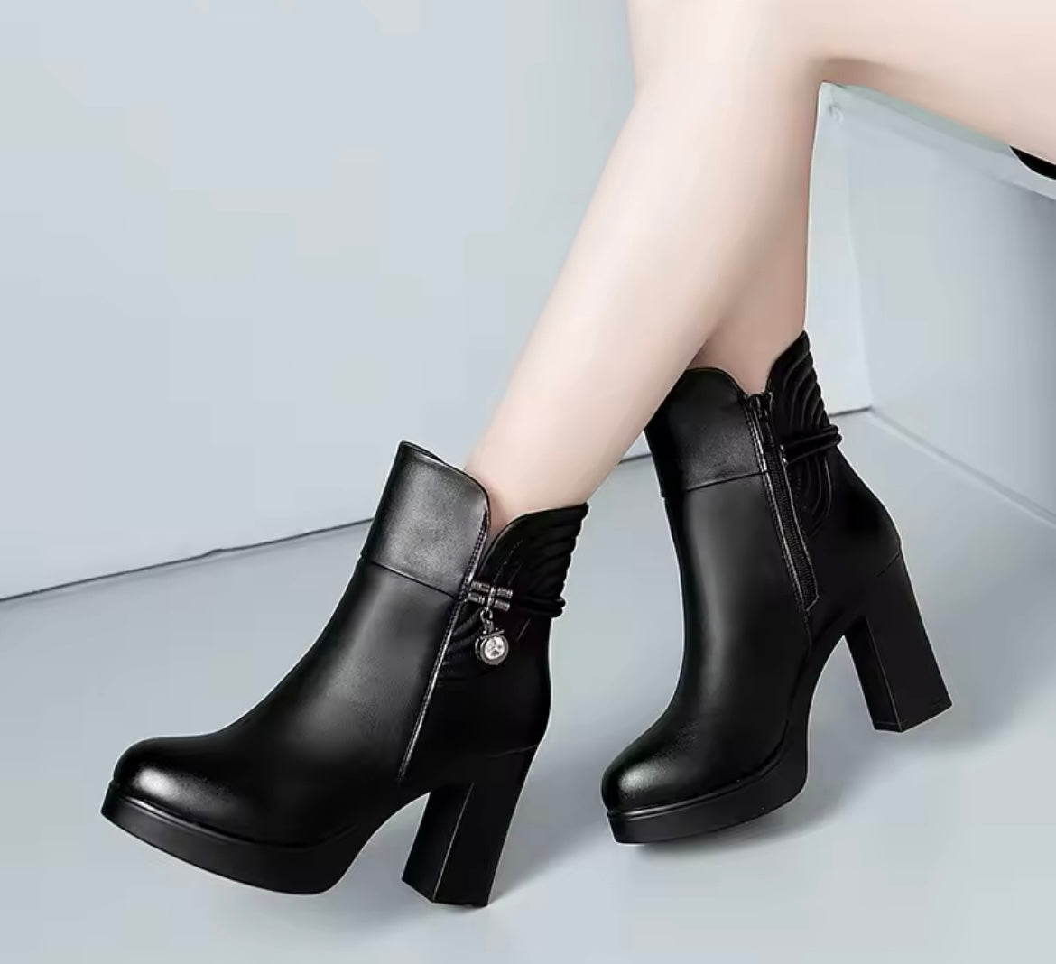 Kerry Block Ankle Boots