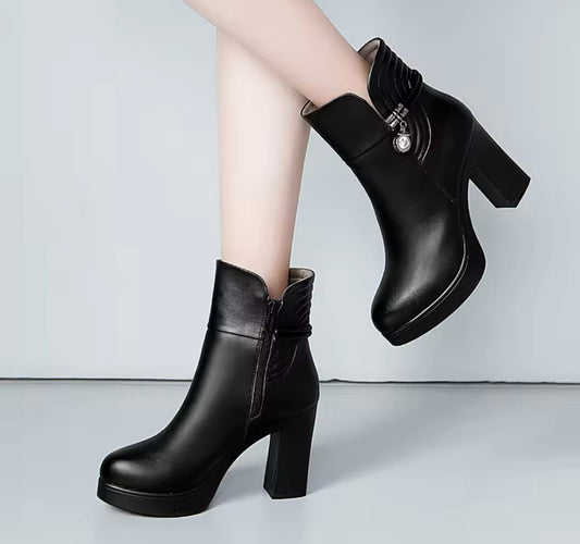 Kerry Block Ankle Boots