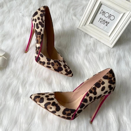 Scarlet Leopard Print Heels