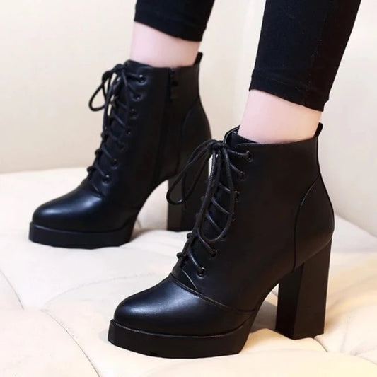 Trixie Lace-Up Ankle Boots