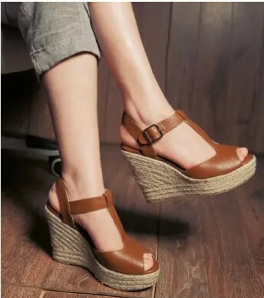 Abigail Wedge Sandals