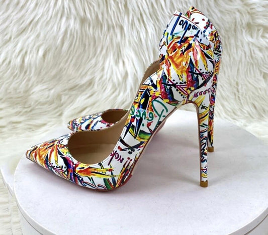 Molly Multi-Coloured Heels