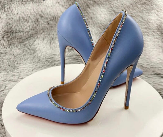 Anna Crystal Embellished Heels