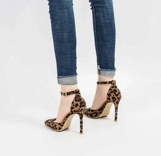 Anoushka Leopard Heels