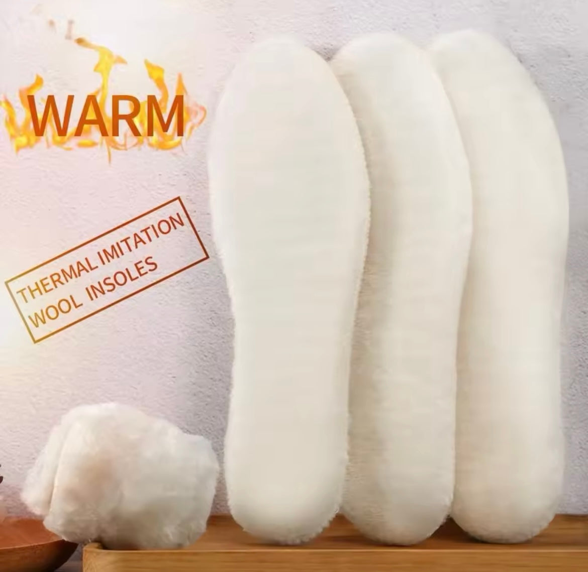 Thick Wool insoles