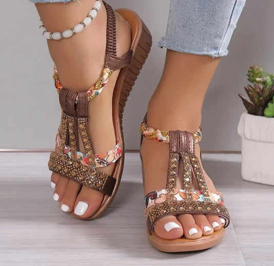 Lola Floral Sandals