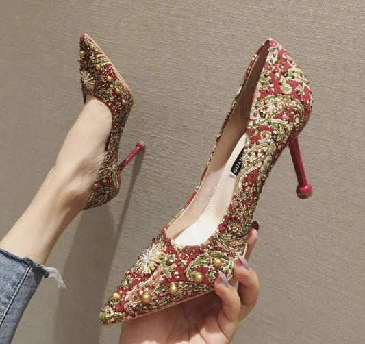 Etta Embellished Heels